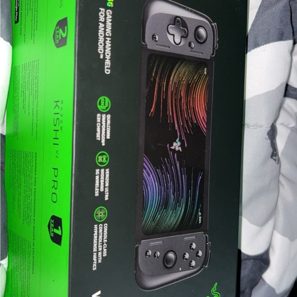 Razer Black Handheld Console Sleek Design